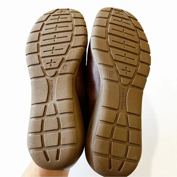 Easy Spirit Abide Smooth Brown Slip On‎ Loafer Size 9 WW Extra Wide New In Box - Picture 3 of 13
